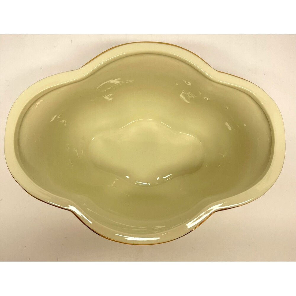 Formalities by Baum Bros Victorian Rose Large Scalloped Oval Bowl 11x8x5.5"-VTG - Picture 8 of 13